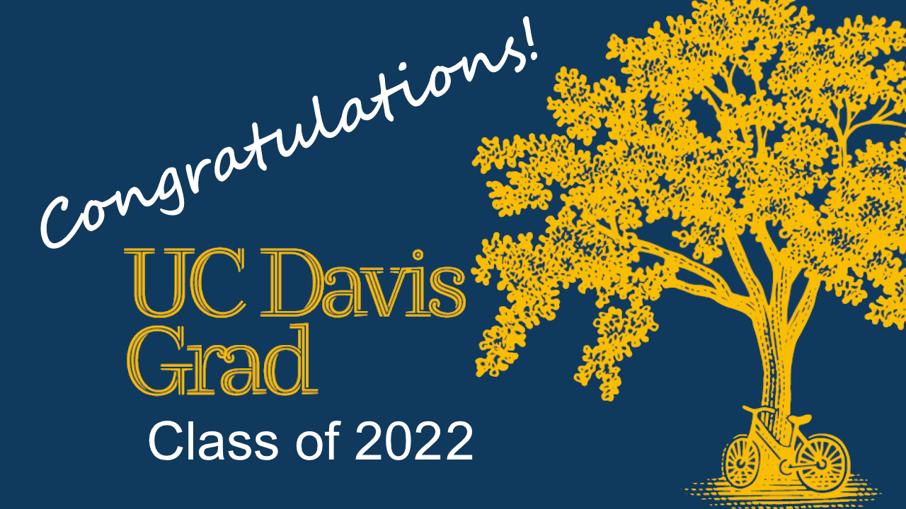 A bannar saying congratulations to the Class of 2022