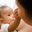 baby breastfeeding